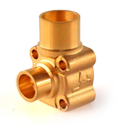 Корпус клапана TE 5  под пайку, угловой  5/8"х7/8"